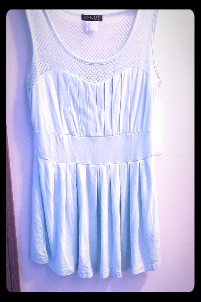 Mint green mini dress